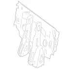 2076400260 - Rear End: Rear Panel for Mercedes-Benz Image