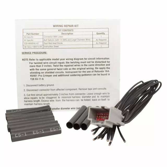BU2Z14S411AJA - : Wire Assembly for Ford Image