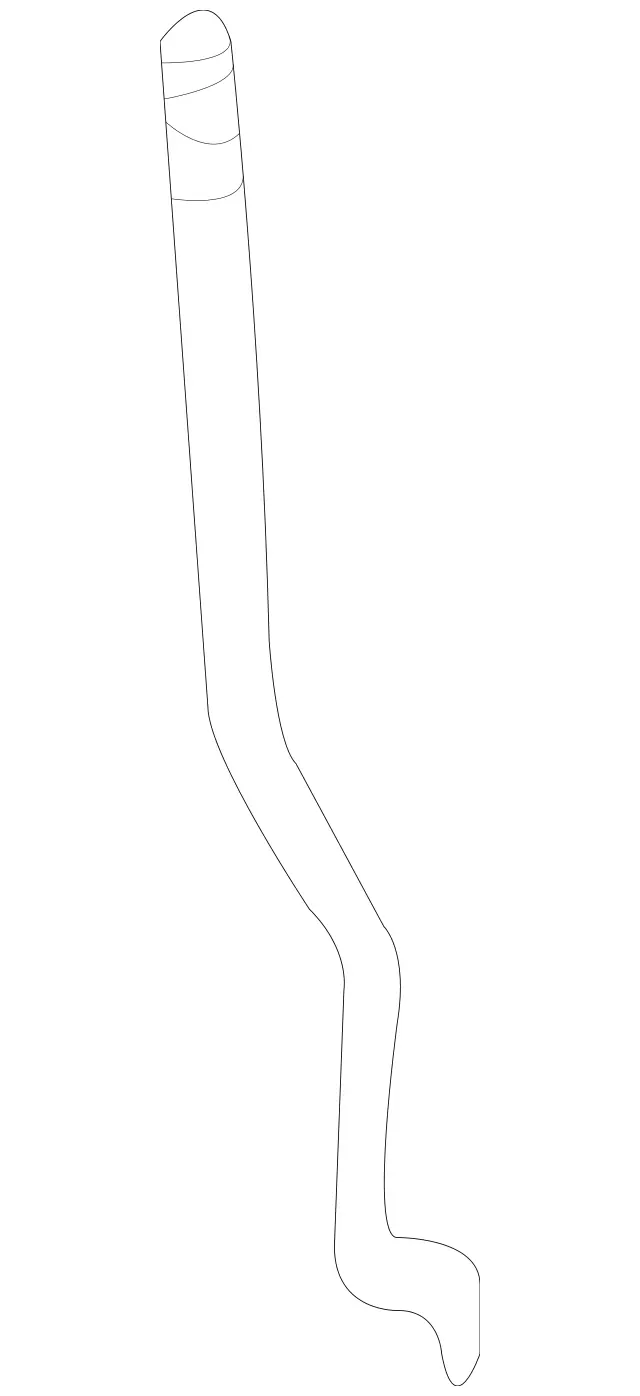 2207230539 - Body: Lock Rod for Mercedes-Benz Image