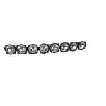 91398 - : KC Pro6 Gravity LED 50in 8-Light Combo System Universal for KC HiLiTES Image