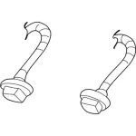 F87Z13550AA - Electrical: License Lamp for Ford: Explorer, Explorer Sport | Mercury: Mountaineer Image
