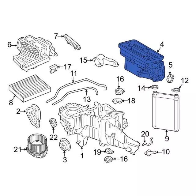 Duct Air Vent - Ford (GL3Z-18471-B)