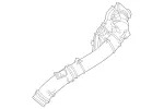 2600900700 - : Charge Air Line for Mercedes-Benz Image