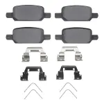 1551237001 - : DFC 5000 Advanced Brake Pads - Ceramic and Hardware Kit for DYNAMIC FRICTION Image