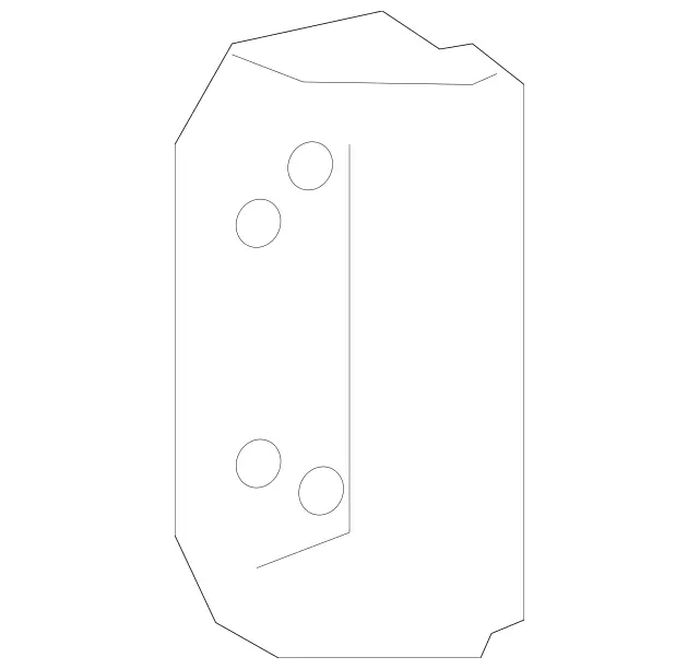 9107330100 - Body: Retainer for Mercedes-Benz: Sprinter 1500, Sprinter 2500, Sprinter 3500, Sprinter 3500XD, Sprinter 4500 Image image