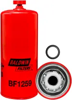 BF1259 - : Fuel/Water Separator Spin-on with Drain for Baldwin Image