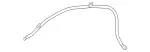 2318602392 - : Hose Line for Mercedes-Benz: SL400, SL450, SL550, SL63 AMG, SL65 AMG Image