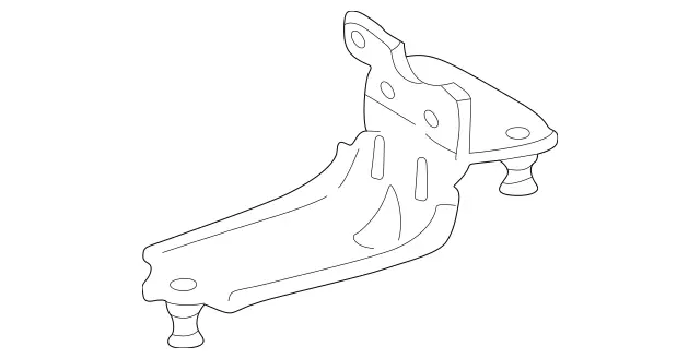 4300139 - Brakes: Bracket for Mercedes-Benz: ML320, ML430, ML55 AMG Image image