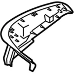 EJ7Z7863388BD - Body: Side Support for Lincoln: MKC Image