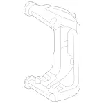 1904232700 - Brakes: Brake Carrier for Mercedes-Benz Image