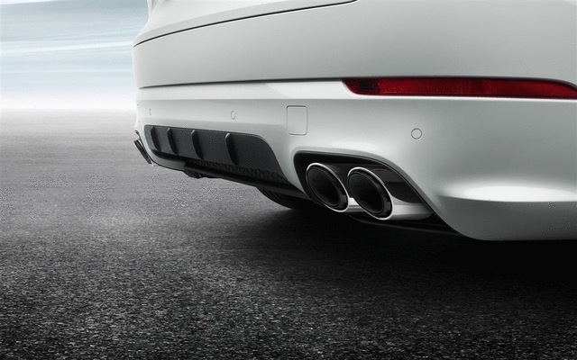 9Y0044200D - : Sports Tailpipes - Silver for Porsche: Cayenne Image
