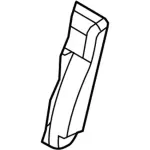 BL3Z1666801A - Body: Seat Back Pad for Ford: F-150 Image