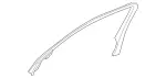 21372701009051 - Body: Window Trim for Mercedes-Benz Image