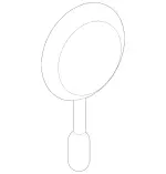 2057209908648R73 - Body: Handle, Inside Cap for Mercedes-Benz Image