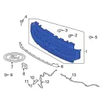 LC3Z8200DA - Body: Grille Assembly for Ford: F-250 Super Duty, F-350 Super Duty, F-450 Super Duty Image