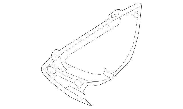 20972721281270 - Body: Seat Switch Bezel for Mercedes-Benz Image