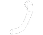 9075010200 - Cooling System: Reservoir Hose for Mercedes-Benz Image