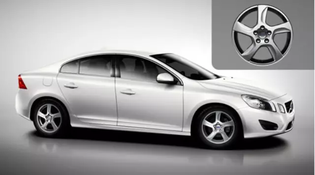 30756703 - : 2007-2018 Volvo Aluminum Rim Balder 7 X 17in - Silver Stone for Volvo: S60, S80, V60 Cross Country Image