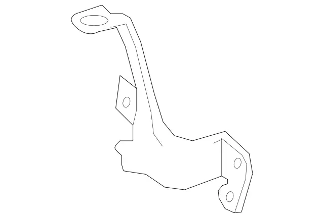 2720100240 - Emission System: Air Pump Front Bracket for Mercedes-Benz Image