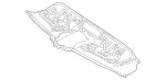 19069008509G26 - Body: Header Cover for Mercedes-Benz Image
