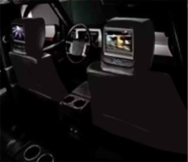 VBL7Z10E947CB - : DVD By Invision, Dual Head Restraint, Leather for Ford Image