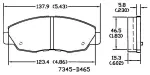 13050327 - : Disc Brake Pad Set for OmniParts Image