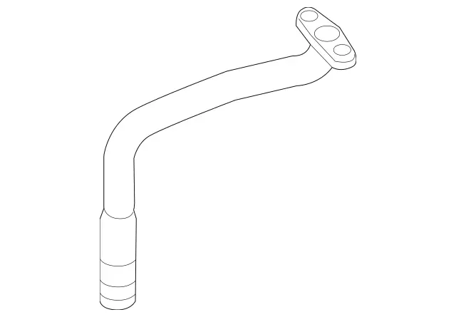 177090007764 - Air &amp; Fuel Delivery: Turbocharger Oil Line for Mercedes-Benz Image