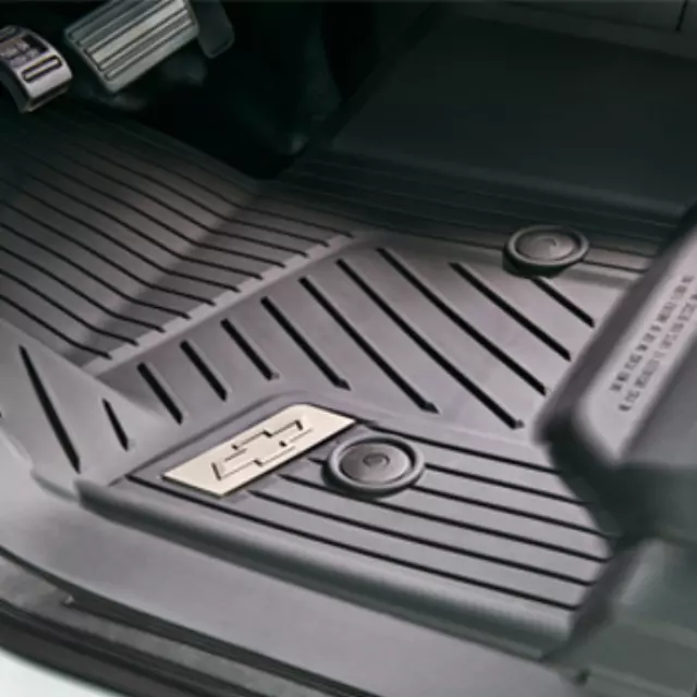 84185470 - : Floor Liners, All-Weather, Front for Chevrolet: Silverado 1500, Silverado 1500 LD, Silverado 2500 HD, Silverado 3500 HD, Suburban, Suburban 3500 HD, Tahoe | GMC: Yukon Image