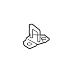 AB3Z21265A04A - Body: Lower Striker for Ford Image