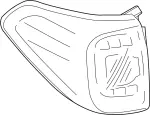 265501LA0B - : Tail Lamp Assembly for INFINITI: QX56, QX80 Image