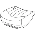 5W7Z54632A23BB - Body: Seat Cushion Pad for Ford: Crown Victoria Image