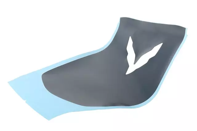 23349575 - : Fusion Gray Metallic Folding Top Stowage Compartment Panel Decal for Chevrolet: Corvette Image