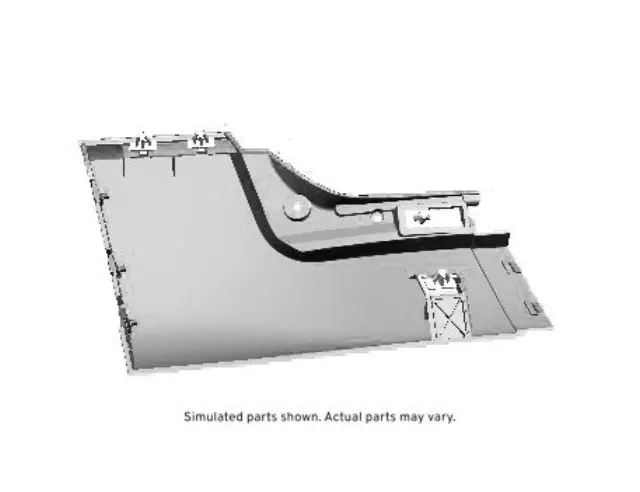 25962840 - Body: Rear Rocker Molding for Chevrolet: Traverse Image