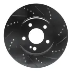 63363118R - : DFC Brake Rotor - Drilled and Slotted - Black for DYNAMIC FRICTION Image