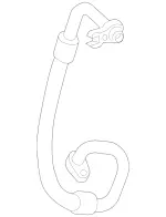 2068304304 - Heating and Ventilation: Refrigerant Line for Mercedes-Benz Image