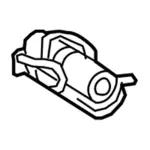 8R3Z76533A00B - Body: Motor for Ford: Mustang Image