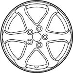 40300AL625 - Suspension: Wheel, Alloy for Infiniti Image