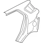 GN1Z74278A92B - Body: Quarter Panel Assembly for Ford: EcoSport Image