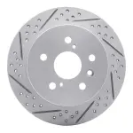 83076087R - : DFC Geoperformance Rotor - Drilled and Slotted for DYNAMIC FRICTION Image