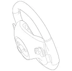 21846003187K53 - : Steering Wheel for Mercedes-Benz Image