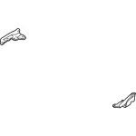 7L8Z16796A - Body: Hinge for FORD Image