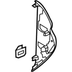 BB5Z7804481AB - Body: Side Panel for Ford: Explorer, Police Interceptor Utility Image image