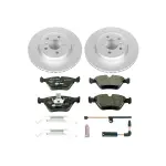 ESK5298 - : Genuine Geomet Coated Rotors, ECE-R90 Brake Pads + Hardware Kit for PowerStop Image