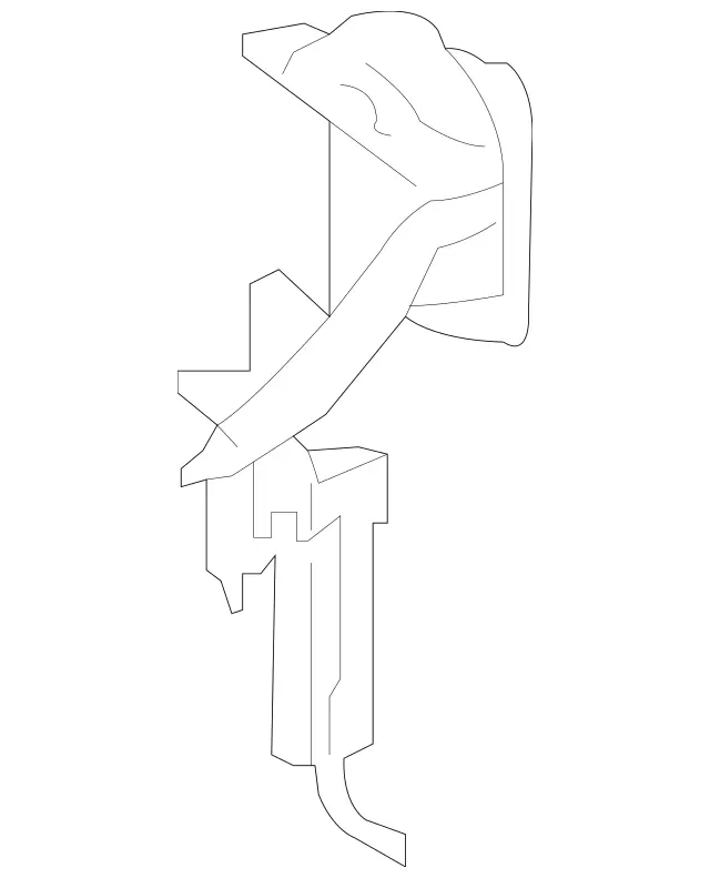 2165051330 - Radiator: Air Duct for Mercedes-Benz: CL550, CL600, CL63 AMG Image image