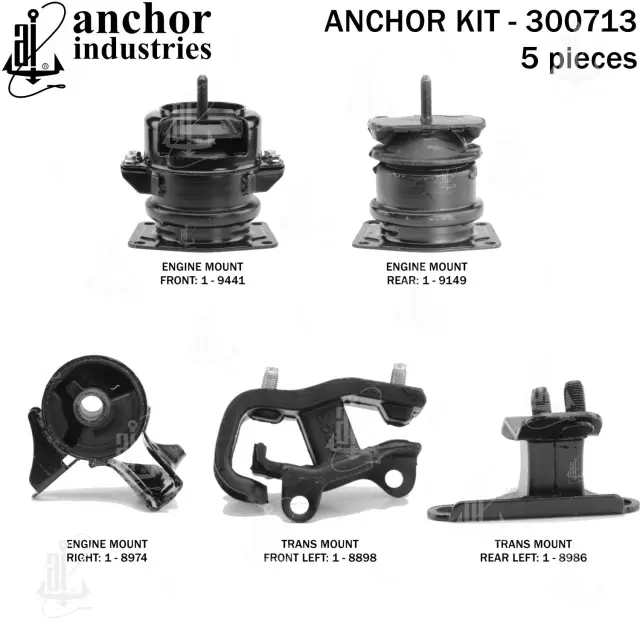 300713 - Engines &amp; Components: Anchor Engine Mount Kit for Anchor Image