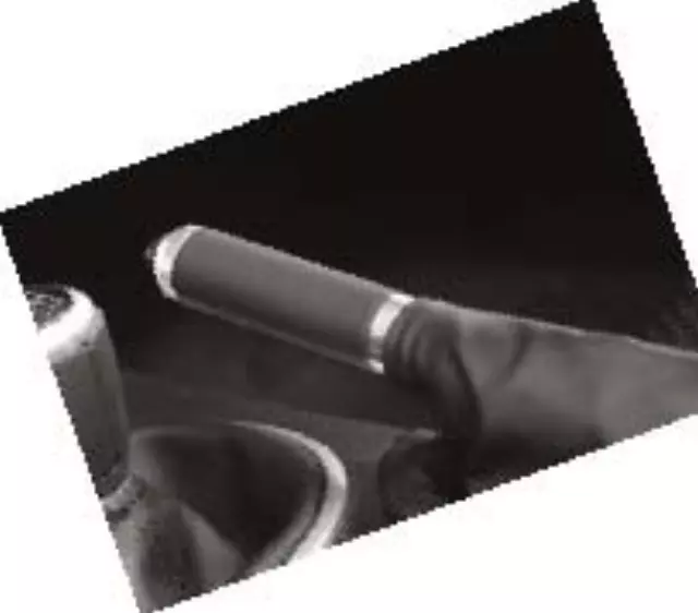 N124V8190F - Interior: Parking Brake Handle - Aluminum And Leather for Mazda: MX-5 Miata Image