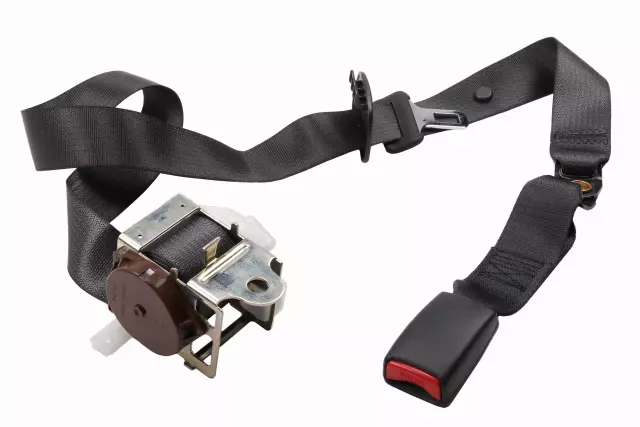 Part# 19180953 Ebony Rear Center Seat Belt with Retractor - GM (19180953)