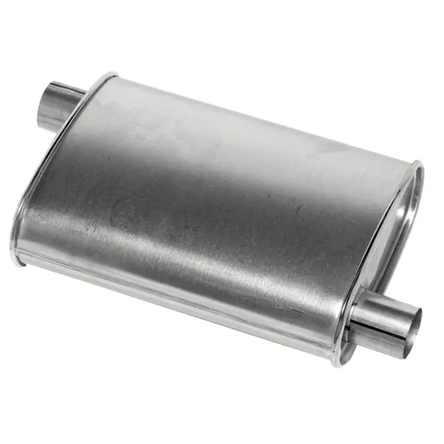 17614 - : Installer Turbo Universal Exhaust Muffler 2.25" Inlet (ID) 2.25" Outlet (ID) for Walker Exhaust Image