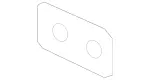 4637231400 - Front Door: Compensating Plate for Mercedes-Benz Image