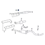 XC2Z5A262AA - Exhaust: Exhaust System Hanger for Ford: E-350 Club Wagon, E-350 Econoline, E-350 Econoline Club Wagon, E-350 Super Duty, E-450 Econoline Super Duty, E-550 Econoline Super Duty, Econoline Super Duty, F-250, F-250 HD, F-250 Super Duty, F-350, F-350 Super Duty, F-Super Duty Image